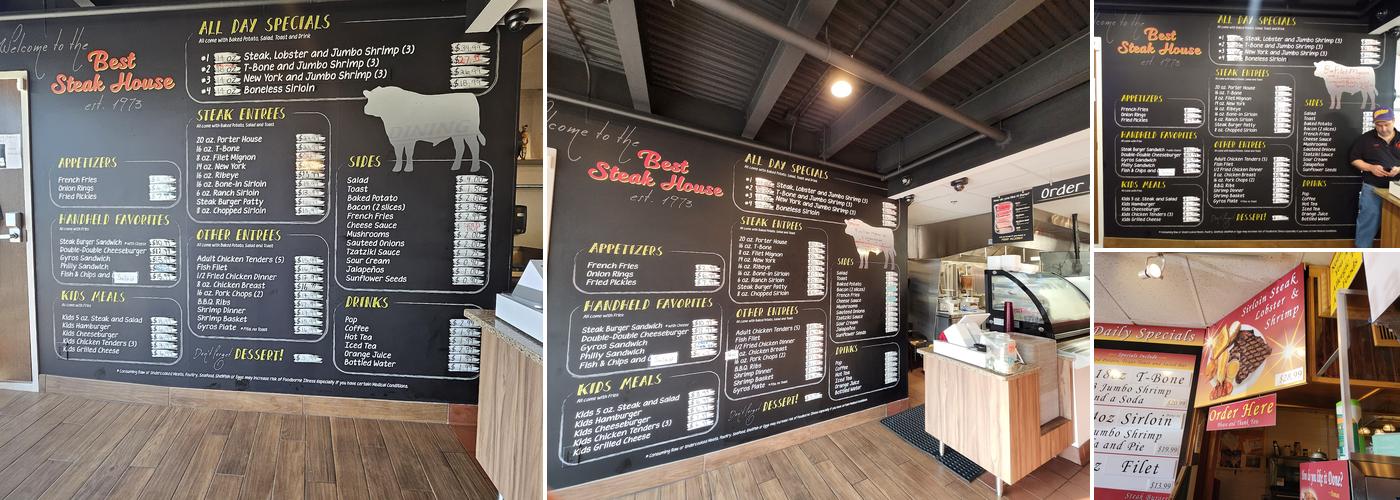 The Best Steak House- White Bear Ave Menu