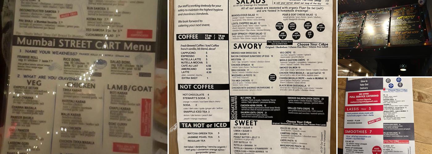 Little Mumbai Market Menu