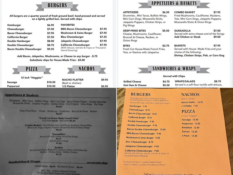 Olde Brick Inn Menu