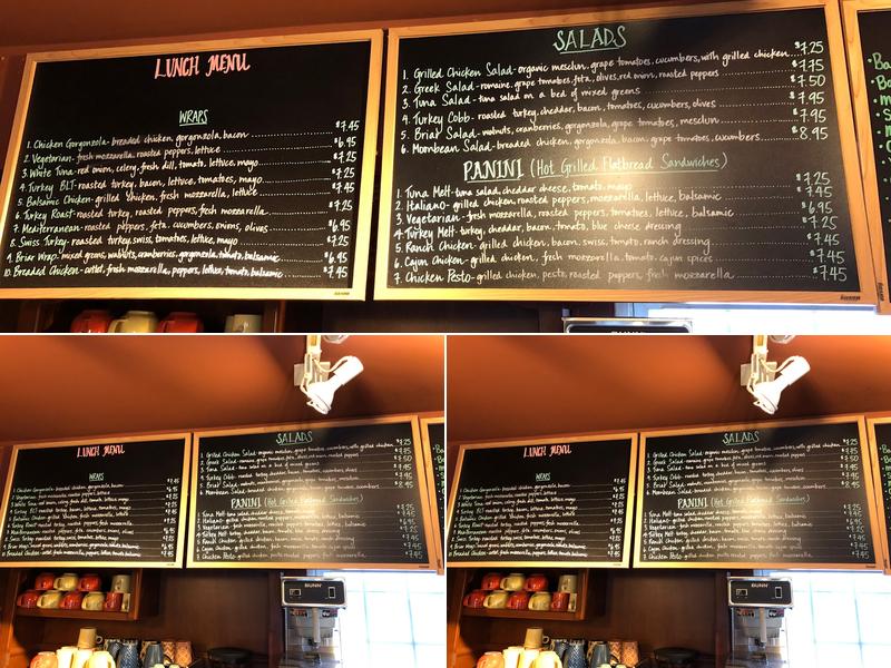 Moonbean Cafe Menu