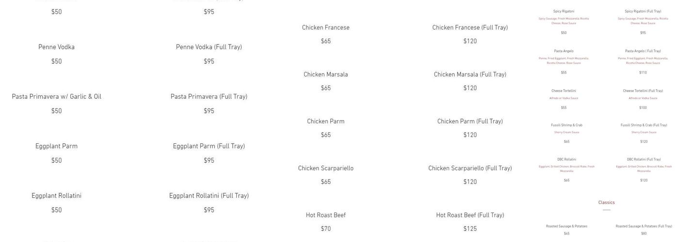 Deli Bagel Cafe Menu