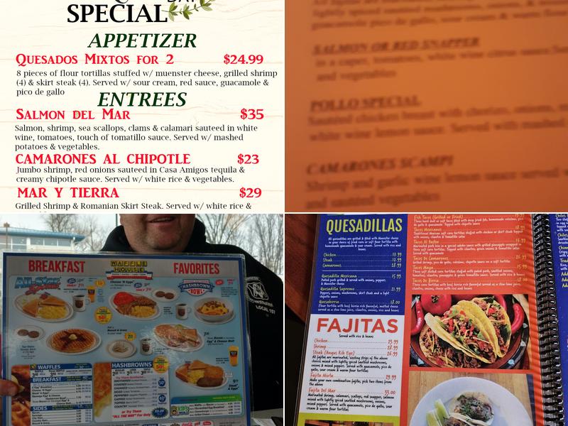 Maya Riviera Bar & Restaurant Menu