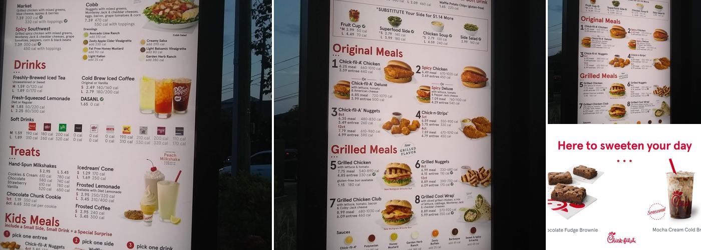 Chick-fil-A Menu
