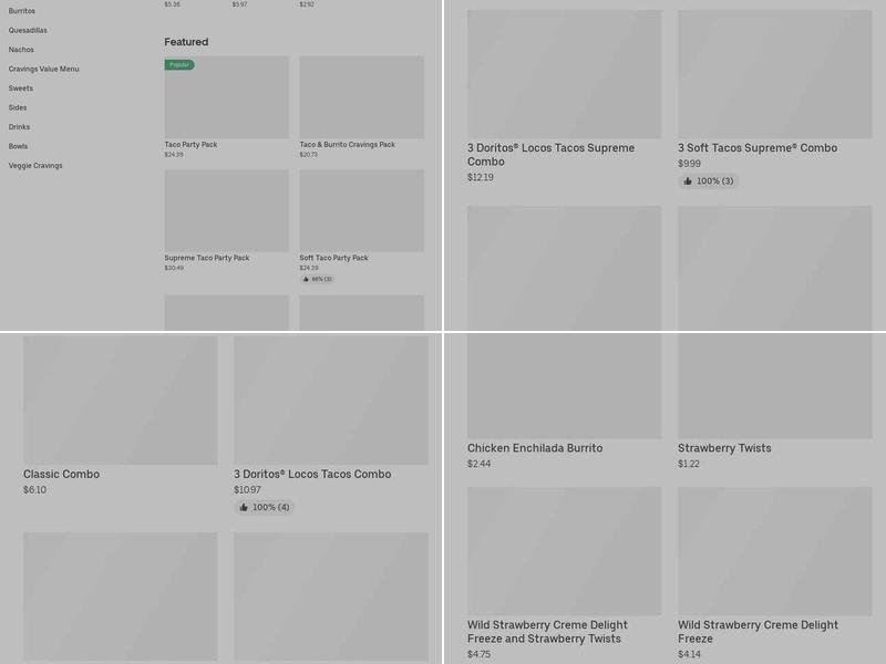 Taco Bell Menu