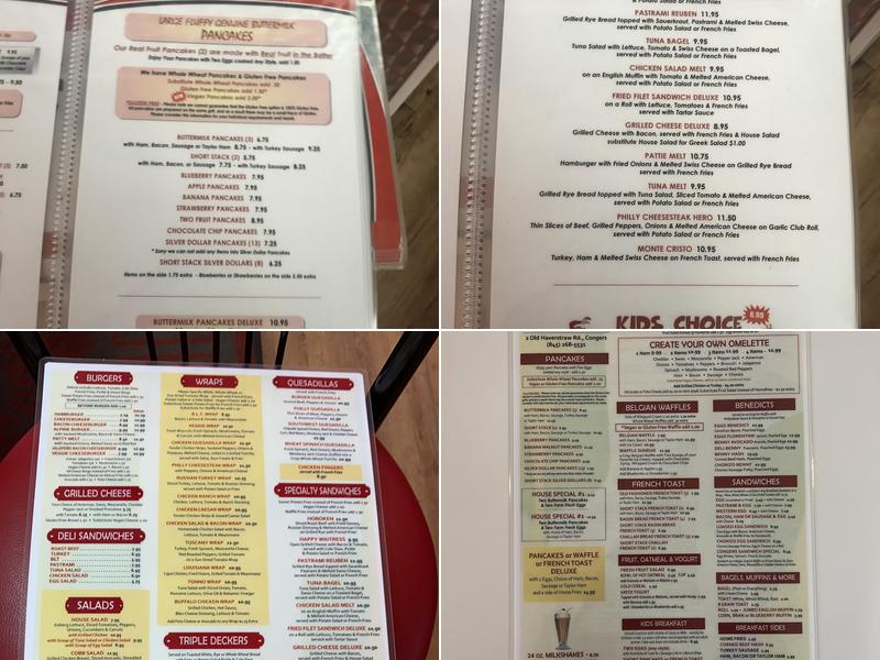 Christy’s Cafe Menu