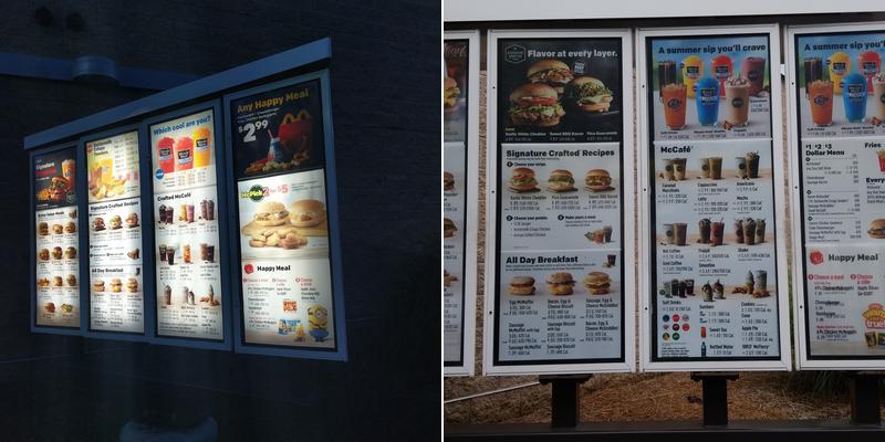 McDonald's Menu