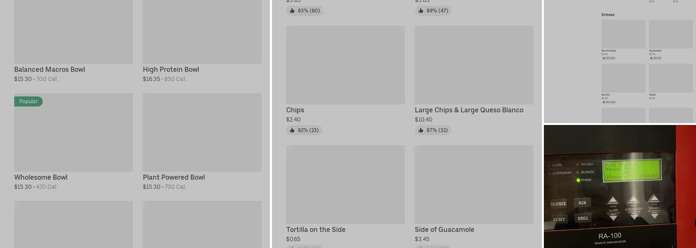 Chipotle Mexican Grill Menu