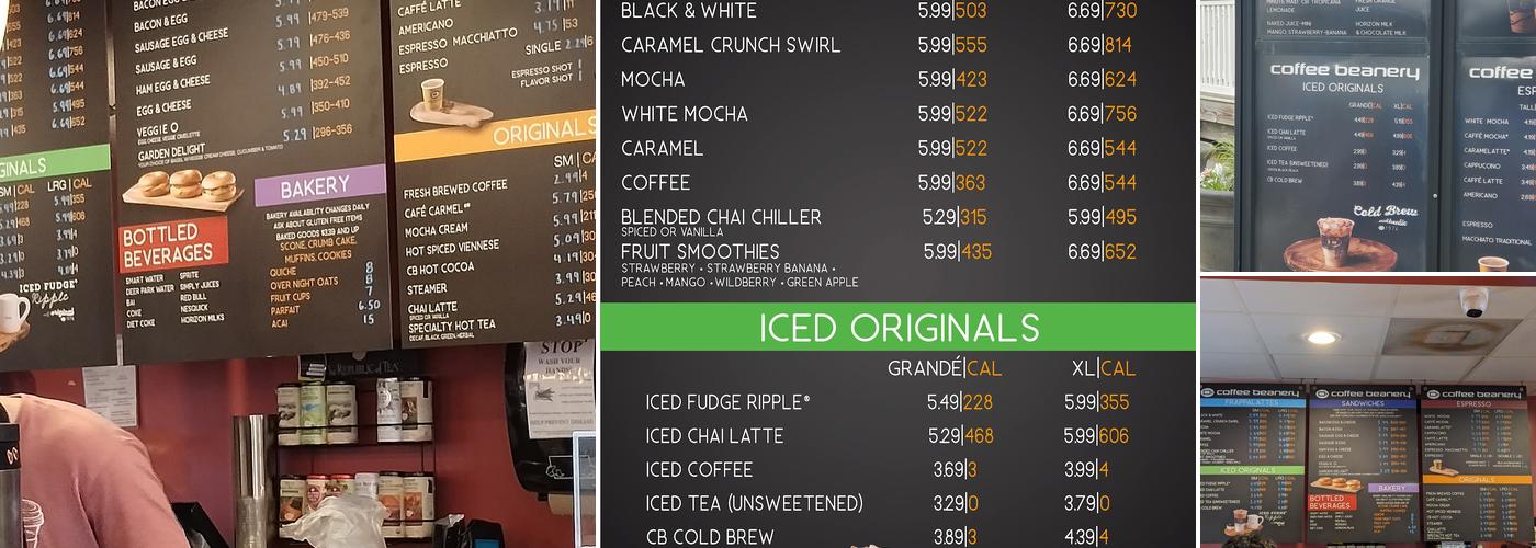 Coffee Beanery Ocean City Menu