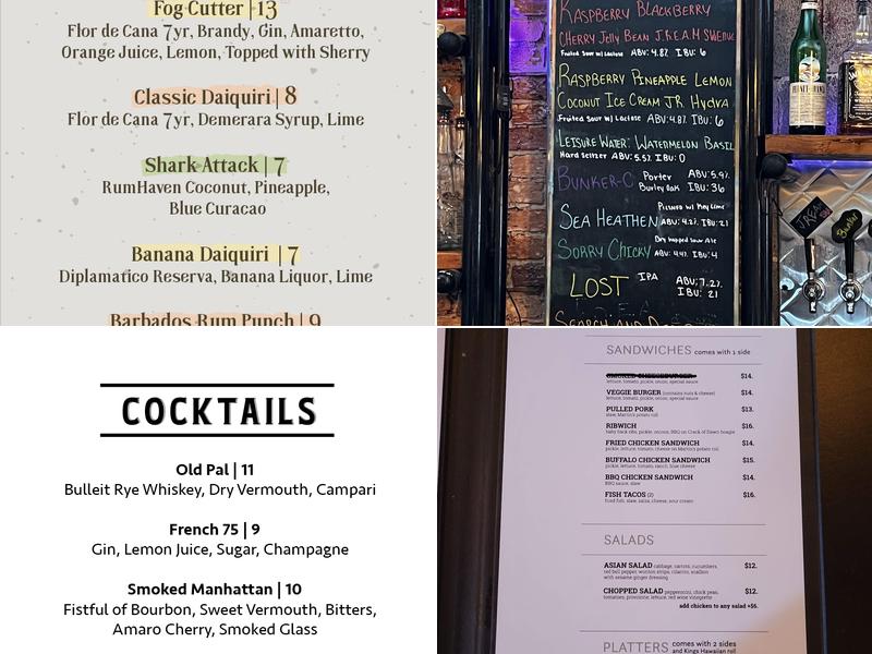 The Globe Menu