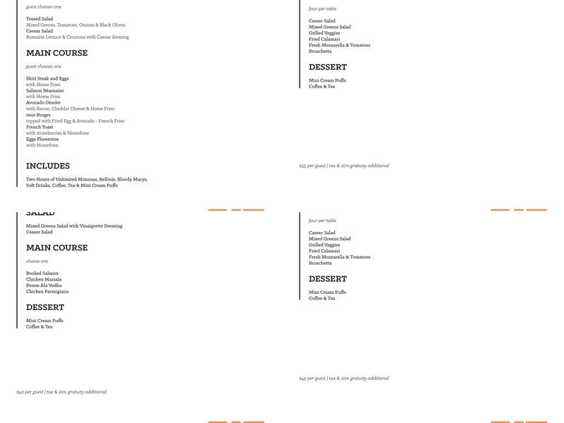 Fat Sal's Bar & Grill Menu