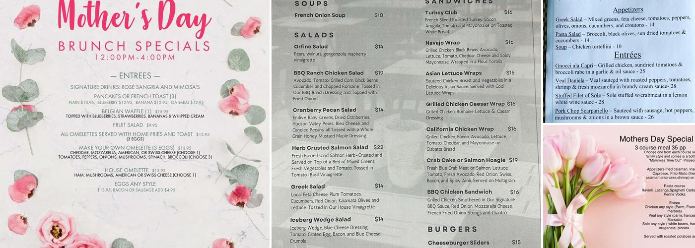 Orfino's Restaurant Menu