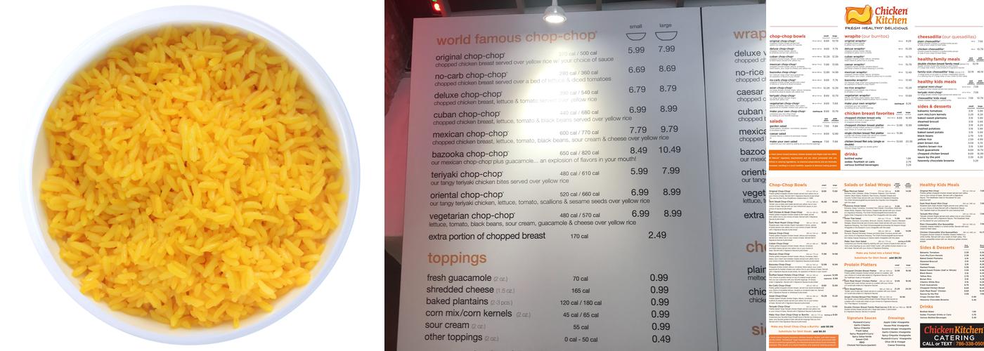Chicken Kitchen Menu