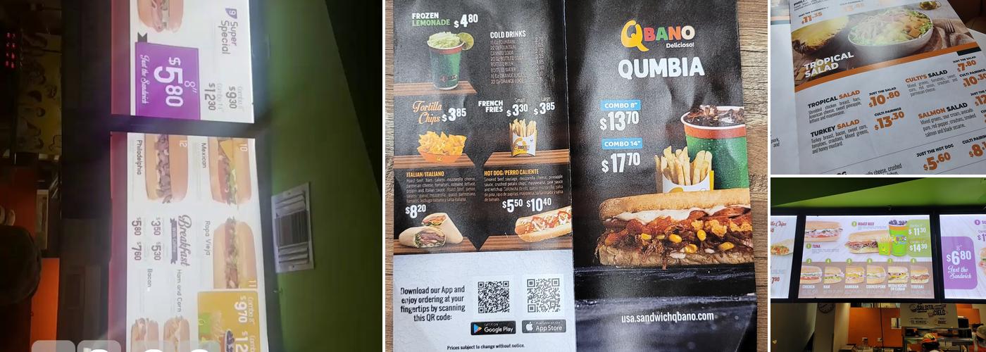 Sandwich Qbano Miami Menu