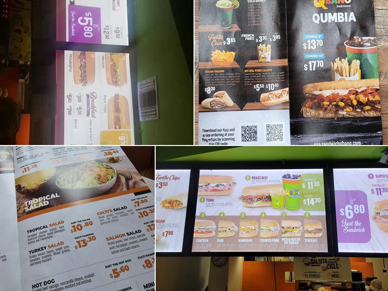 Sandwich Qbano Miami Menu