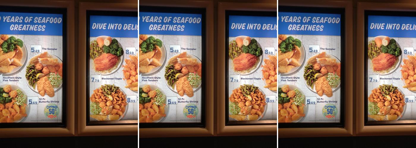 Captain D's Menu