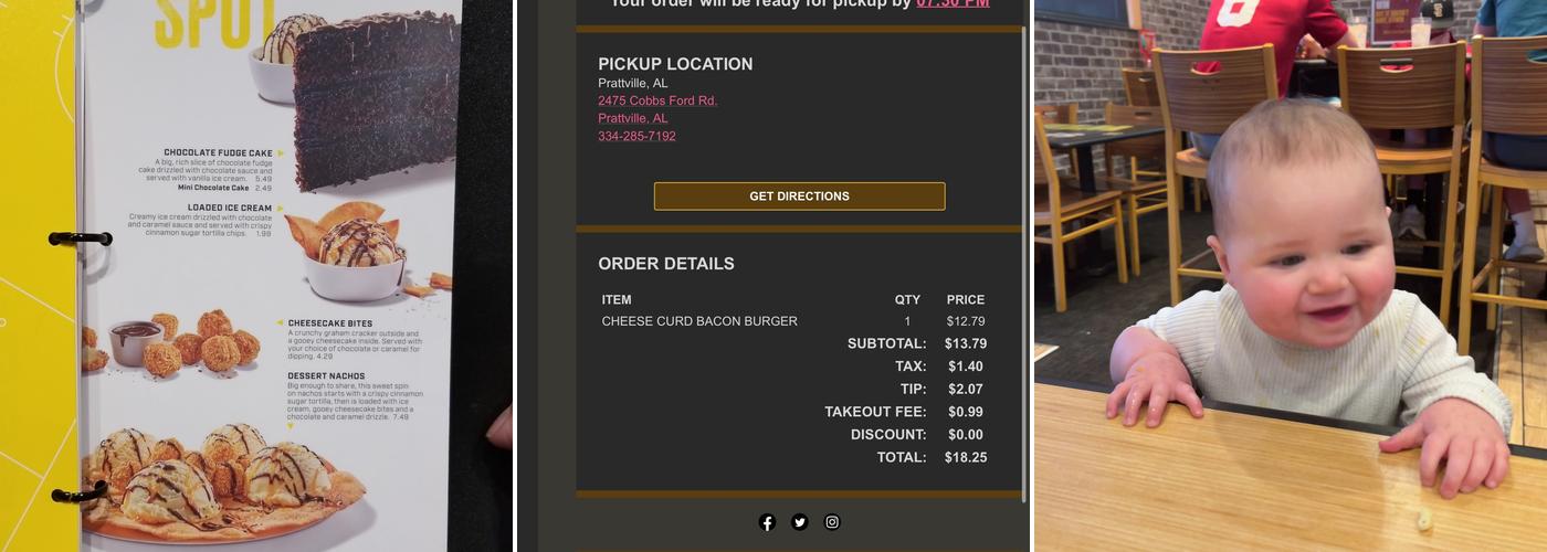 Buffalo Wild Wings Menu