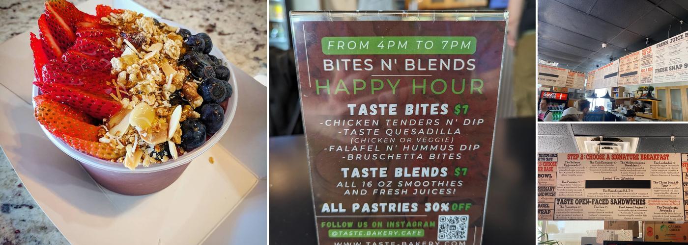 Taste Cafe Menu