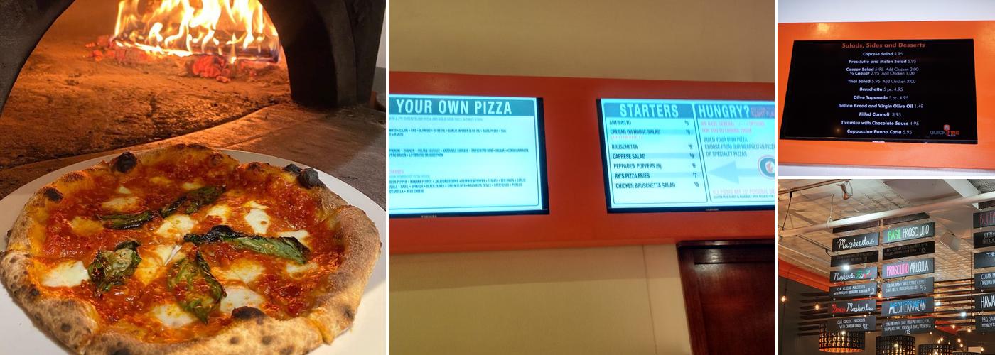 QuickFire Pizza Menu