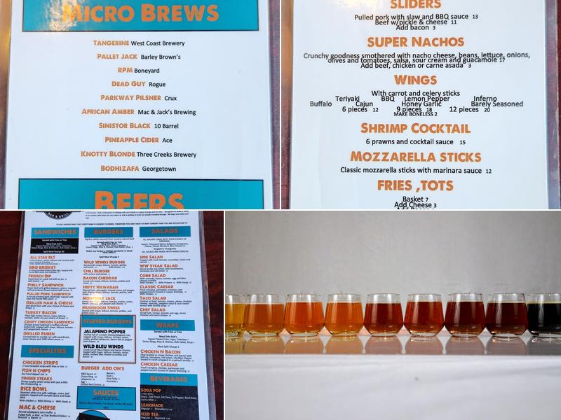 Wild Winds Station Menu