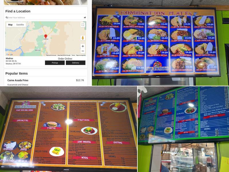 Posada Mexican Grill Menu