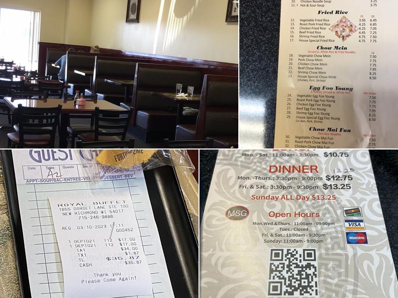 Royal Buffet Menu