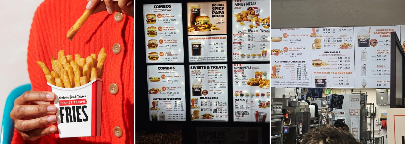 KFC Menu