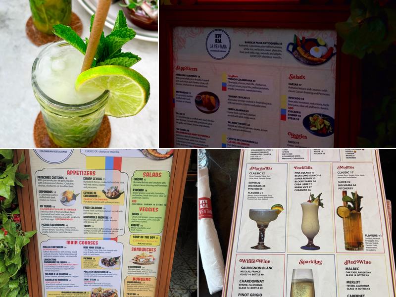 La Ventana 🇨🇴🍹- Latin Restaurant Miami Beach Menu
