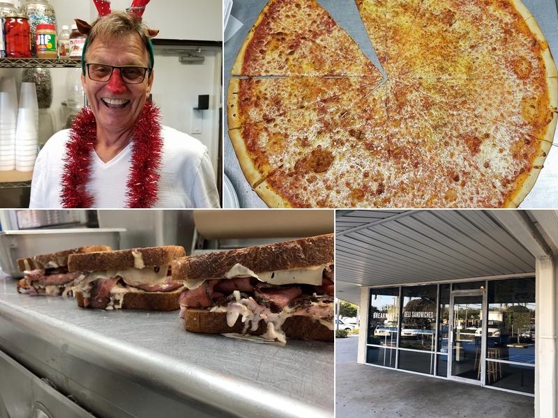 Sandwich Man Pizza Too