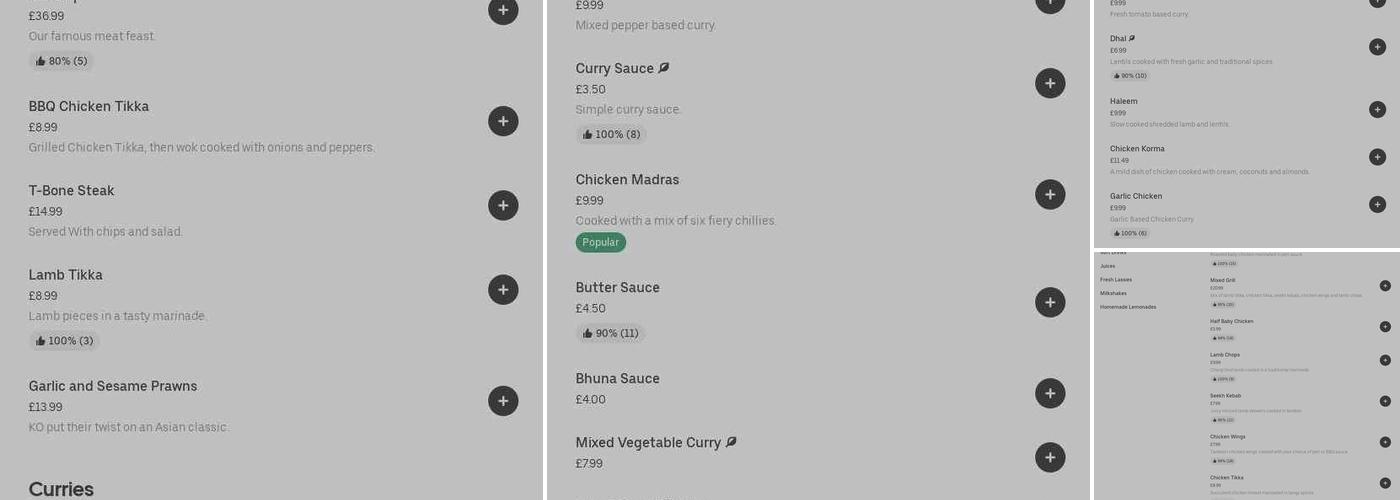 Kebabish Original Menu