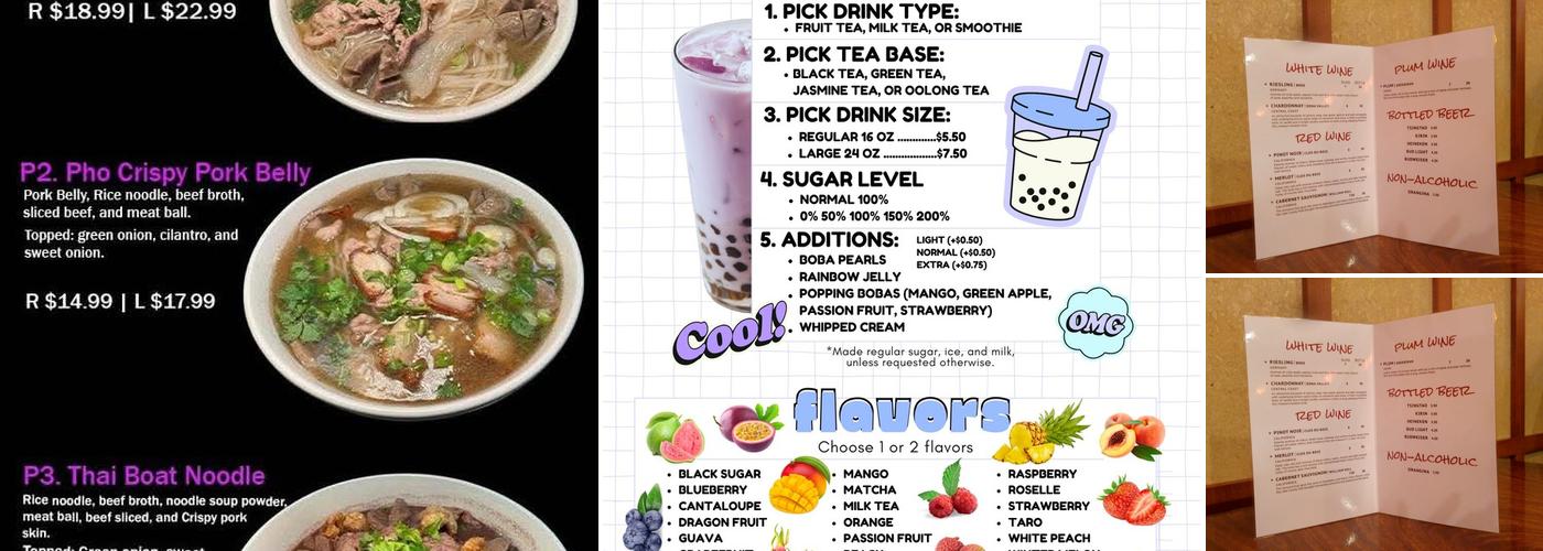 Wok Cuisine Menu