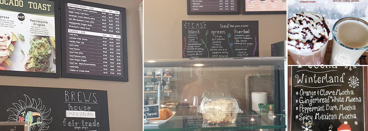 Espresso Royale Stadium Plaza Menu