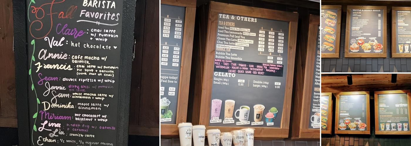 Caffé Bene Menu