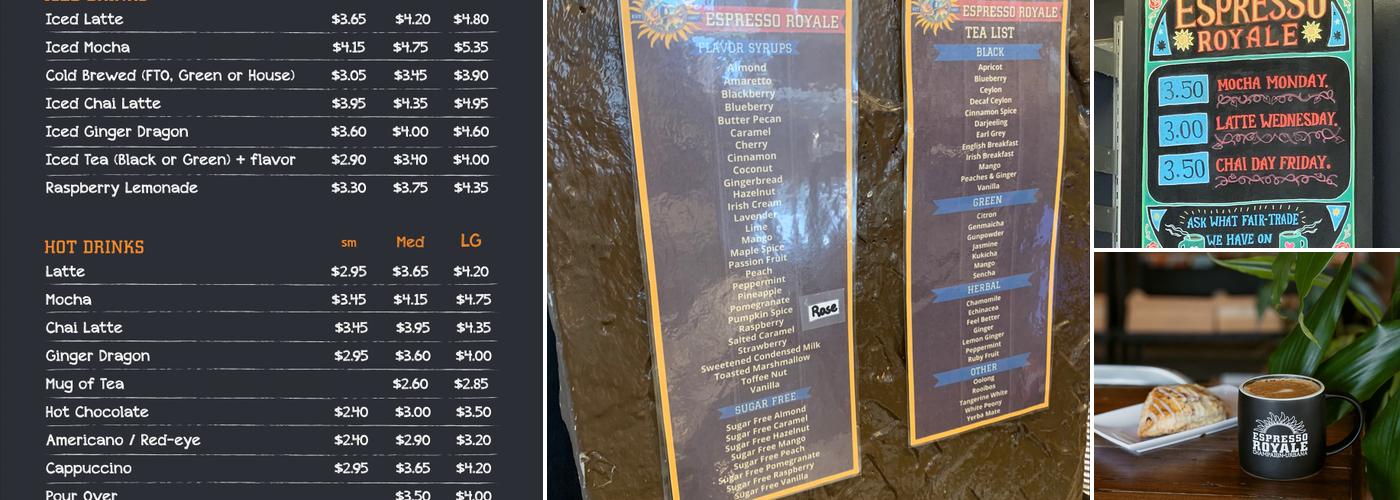 Espresso Royale Menu