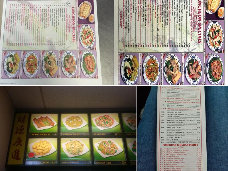 Great Wall Chinese Restaurant Menu