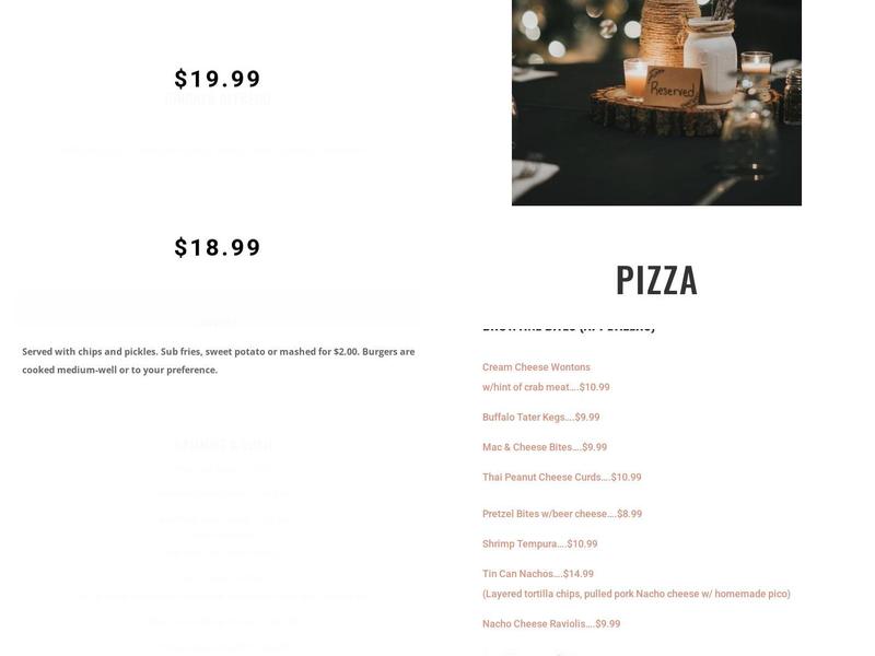 BrowTine Menu