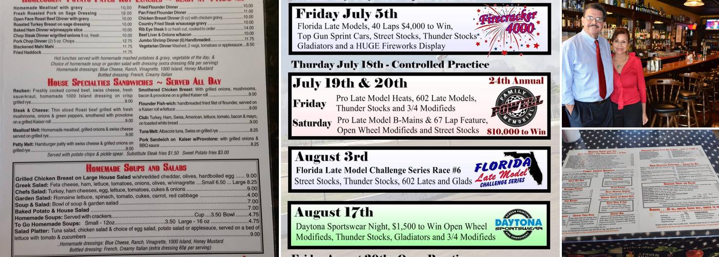 Doug & Lil's Potato Patch Menu