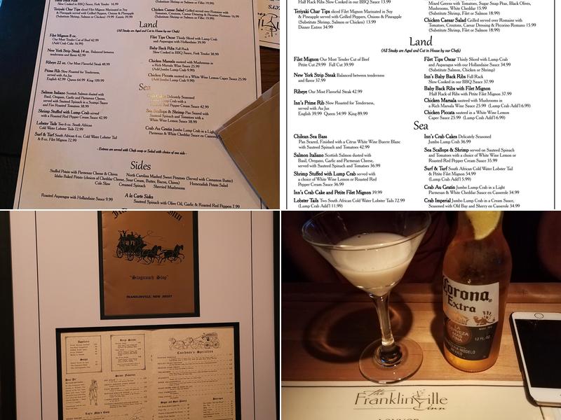 Franklinville Inn Menu