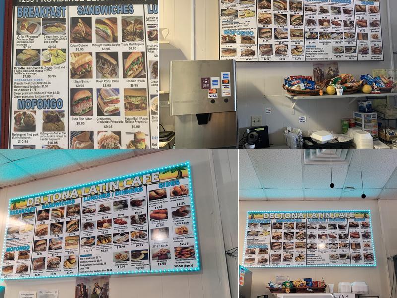 Latin Cafe Menu