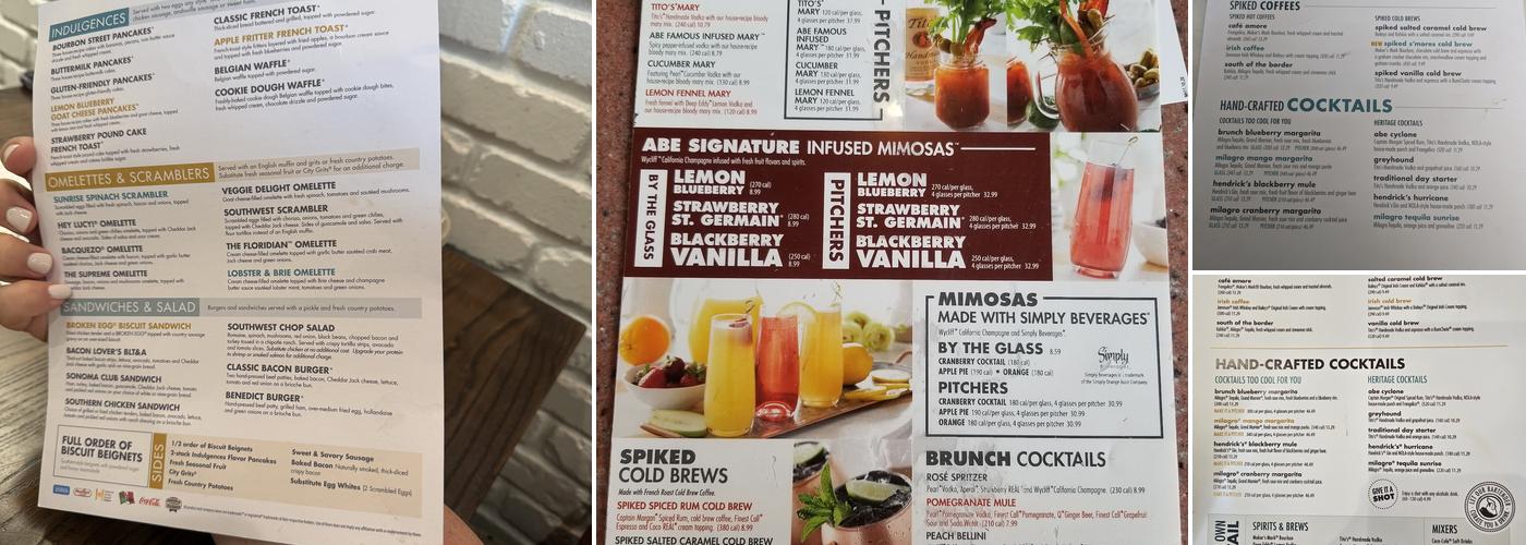 Another Broken Egg Cafe Menu