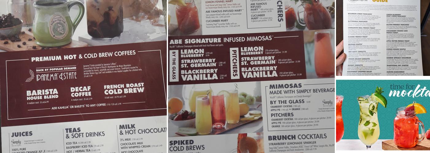 Another Broken Egg Cafe Menu