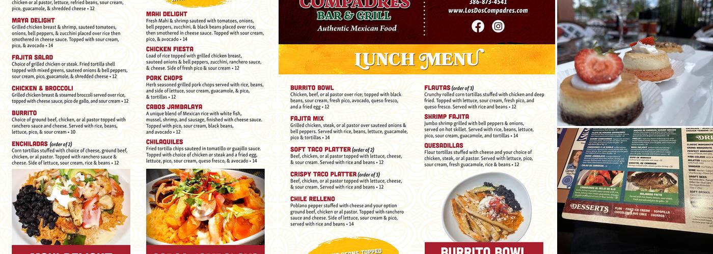 Los Dos Compadres Menu