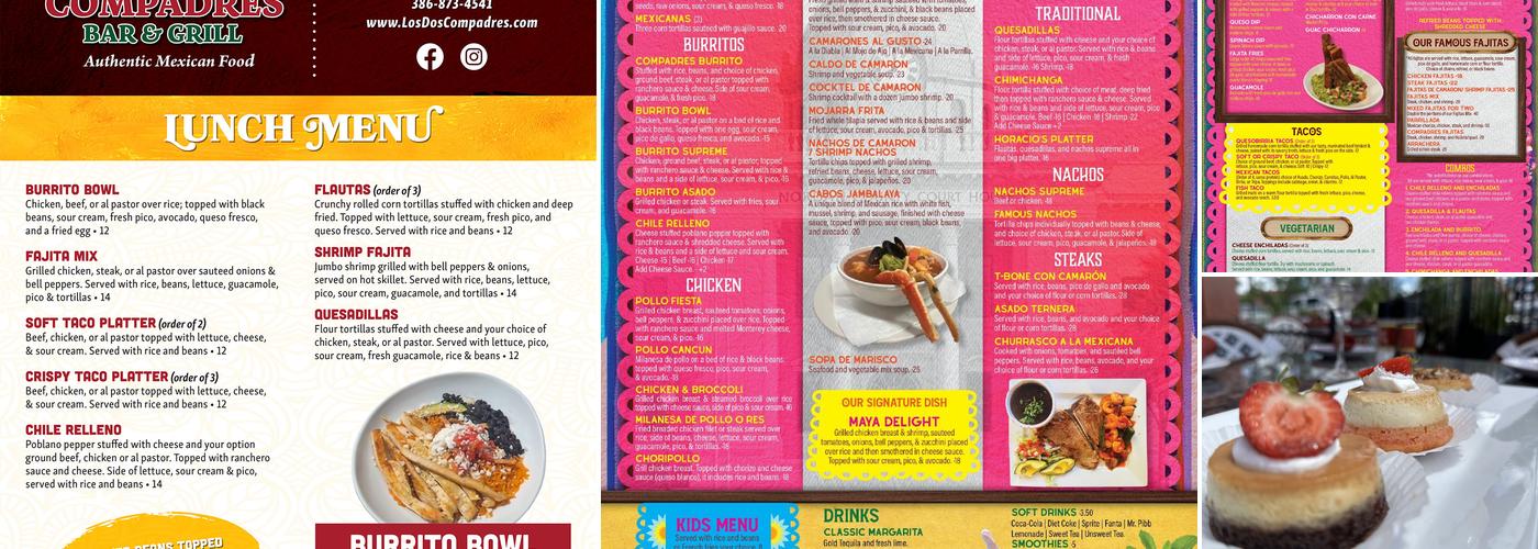 Los Dos Compadres Menu