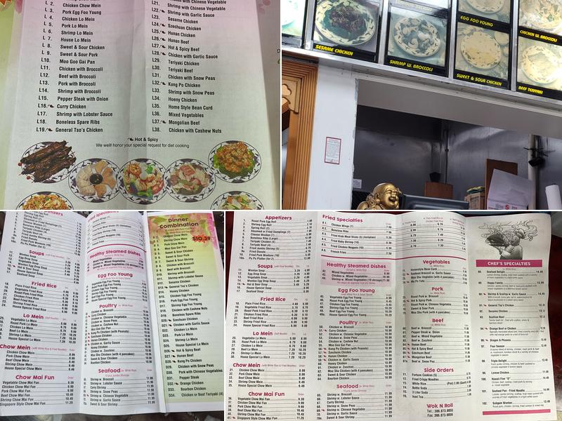 Wok & Roll Menu