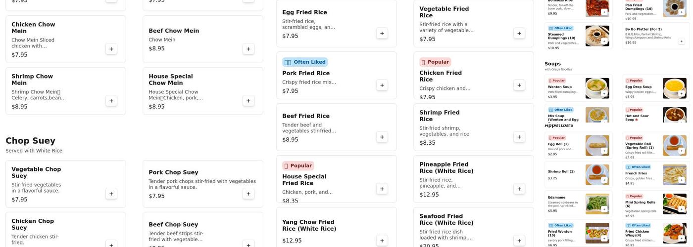 Cheng's Menu