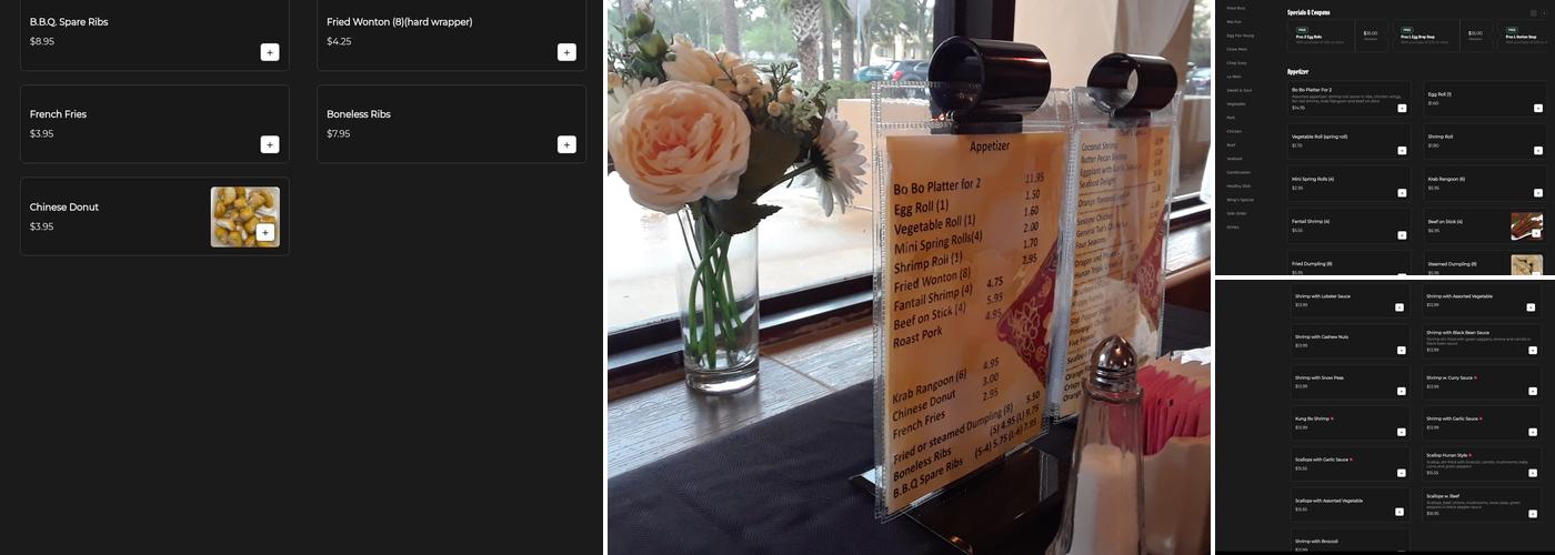 China Gate Chinese Restaurant Menu