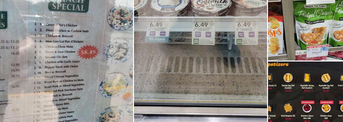 Chung Xiang Chinese Food Menu