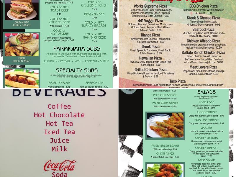 Hwy 441 Diner Menu