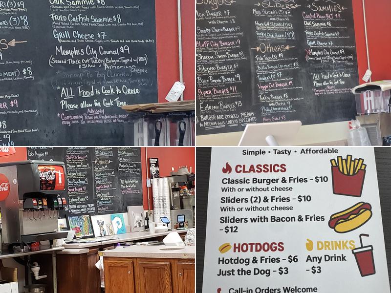 Memphis Mojo Cafe Menu
