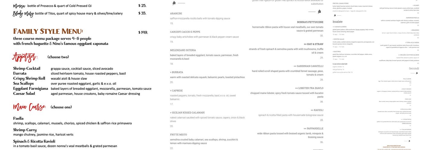 Red Menu
