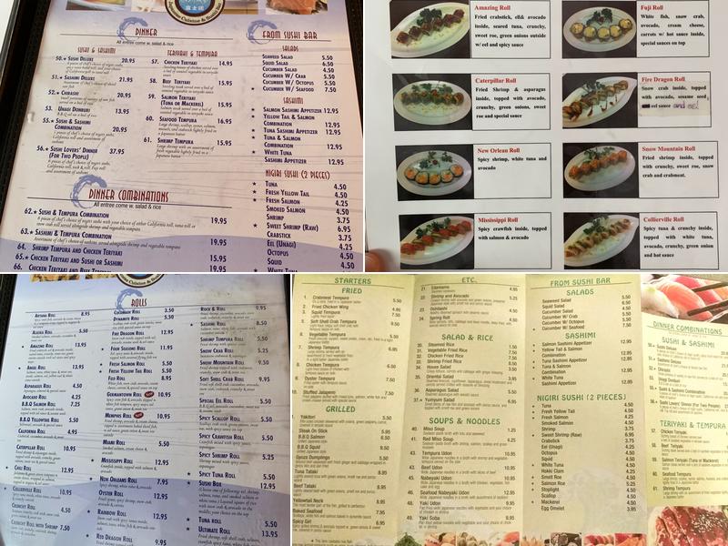 Fuji Cafe Menu